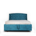 Kyra Queen Size Upholstery Bed with Storage