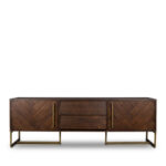 Abaca Patterned Console Table