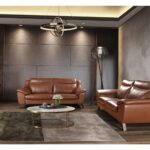 PL-108 3+2 Seater Half Leather Collection